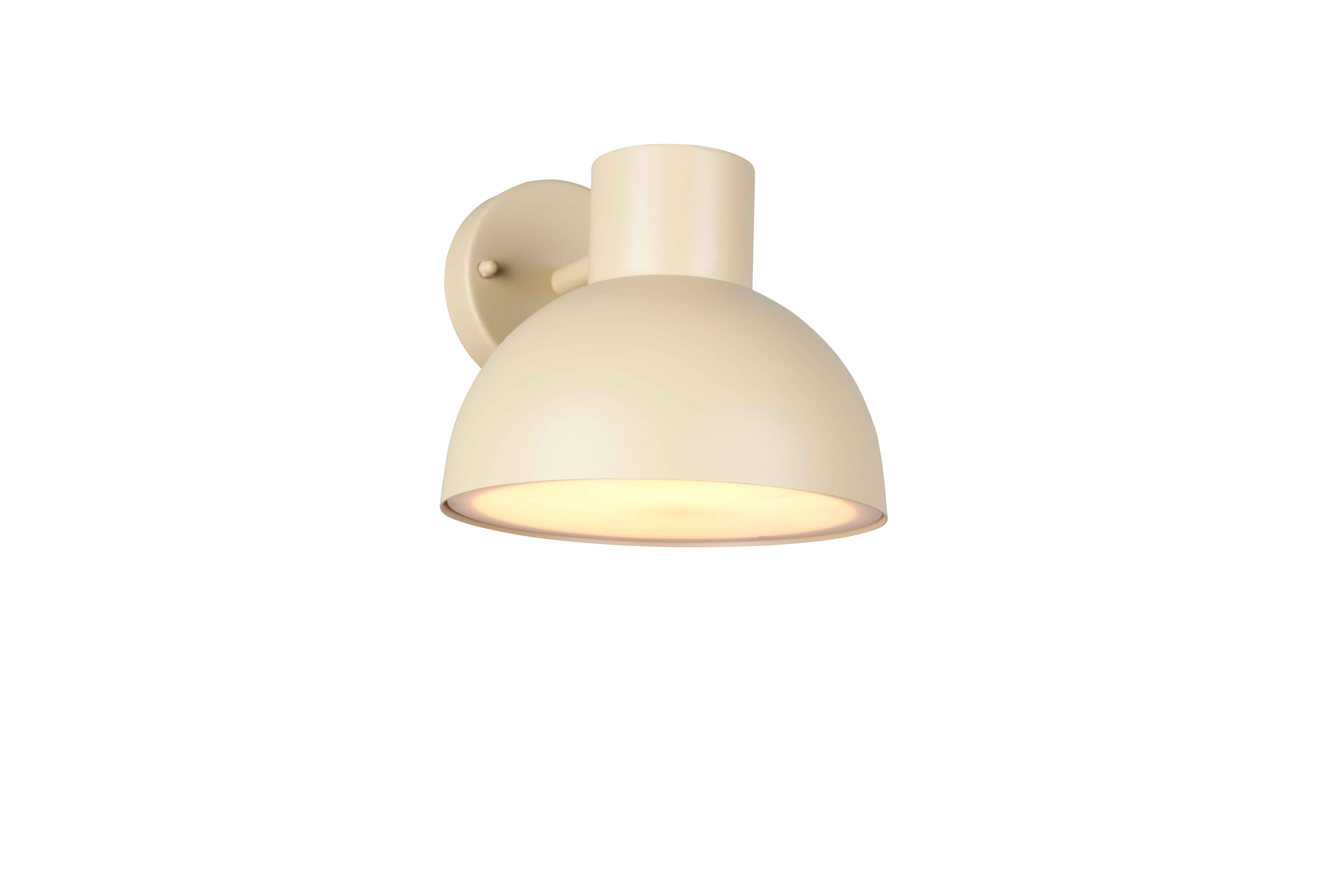 Applique da esterno, metallo, sabbia, H 19 cm, Elbe