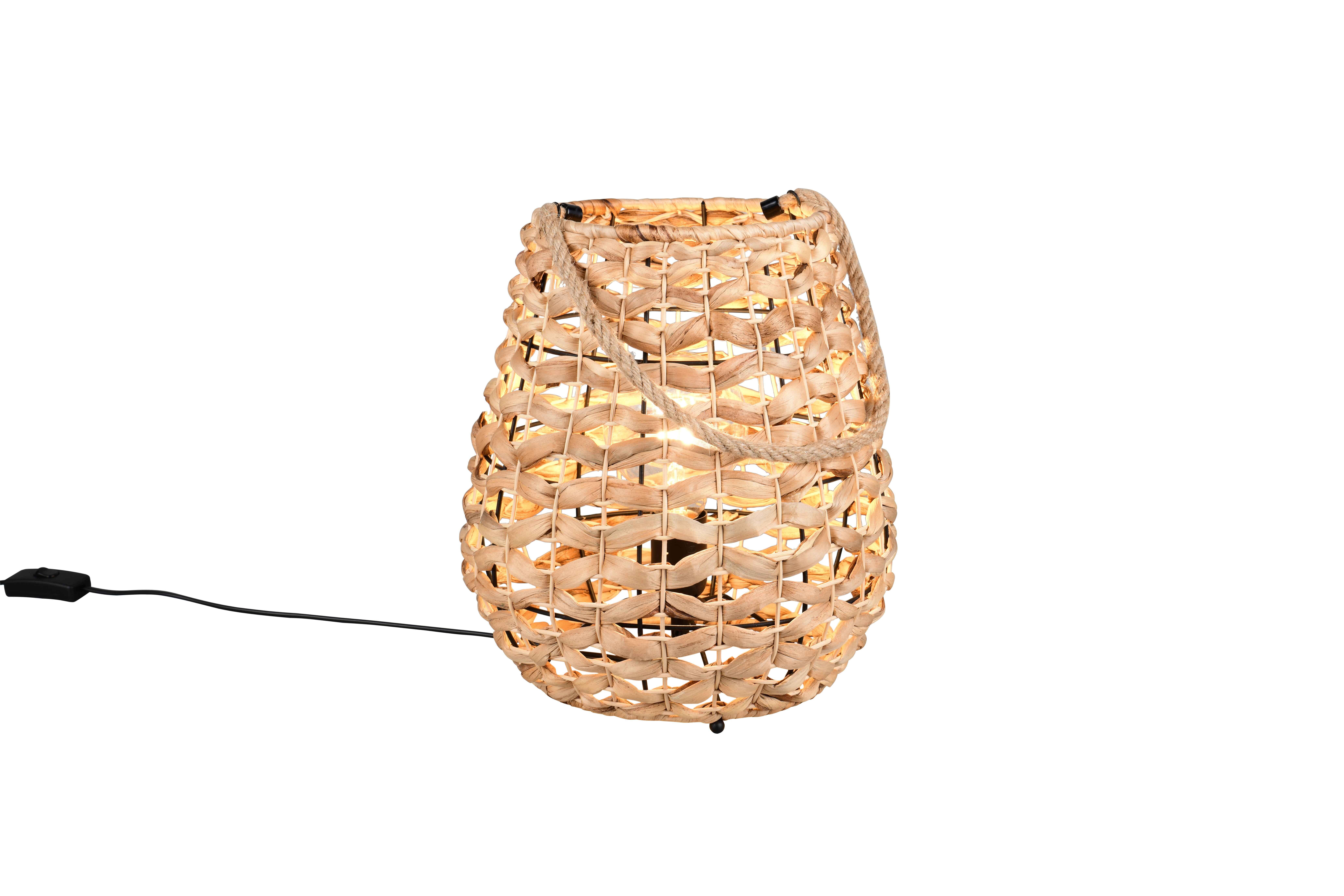 Lampada da tavolo appendibile, giacinto d'acqua, D 30 cm, Jean